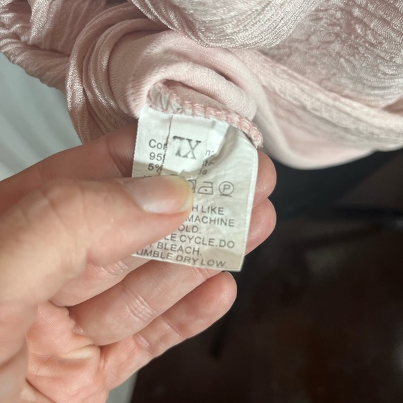 Elegant Pink Ruffle Sleeve Top - Picture 5 of 5